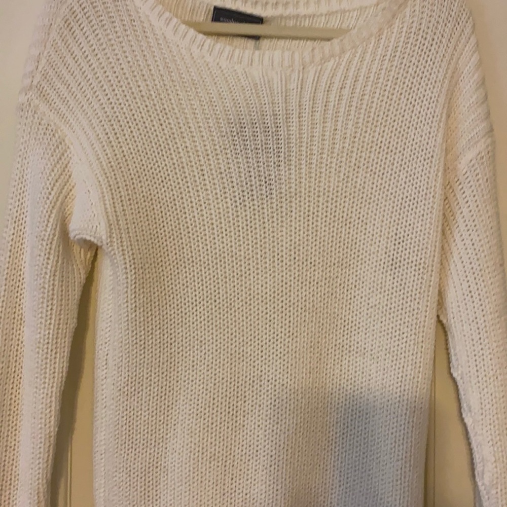 Wooden ships scoop neck cotton sweater